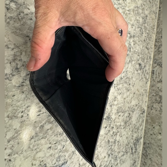 Coach Black Logo Canvas/Leather Billfold and credit card holder. - Picture 9 of 11